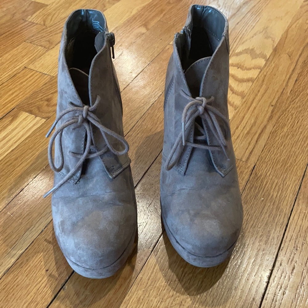 Target Merano Zip Up Laced Booties